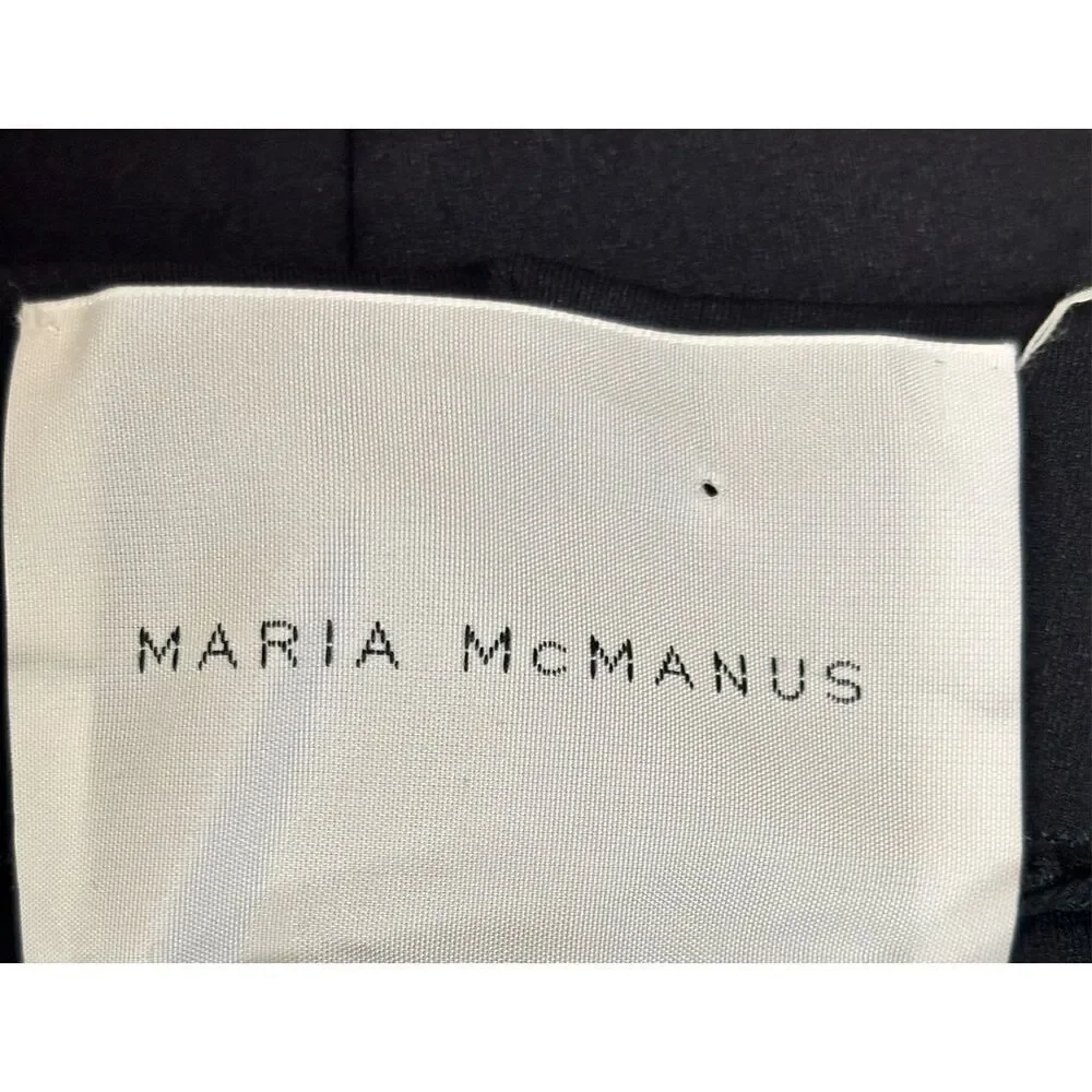 MARIA MCMANUS High Waisted Recycled Nylon Bike Short in Black NWT Shirt XS